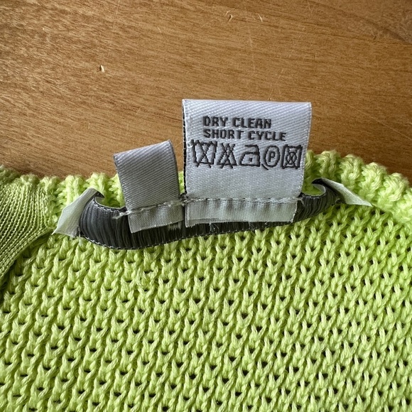 PER SE SWEATER L OPEN KNIT BACK ZIP CASUAL CHIC SUMMERY BEACHY COASTAL GRANDMA - Picture 13 of 13